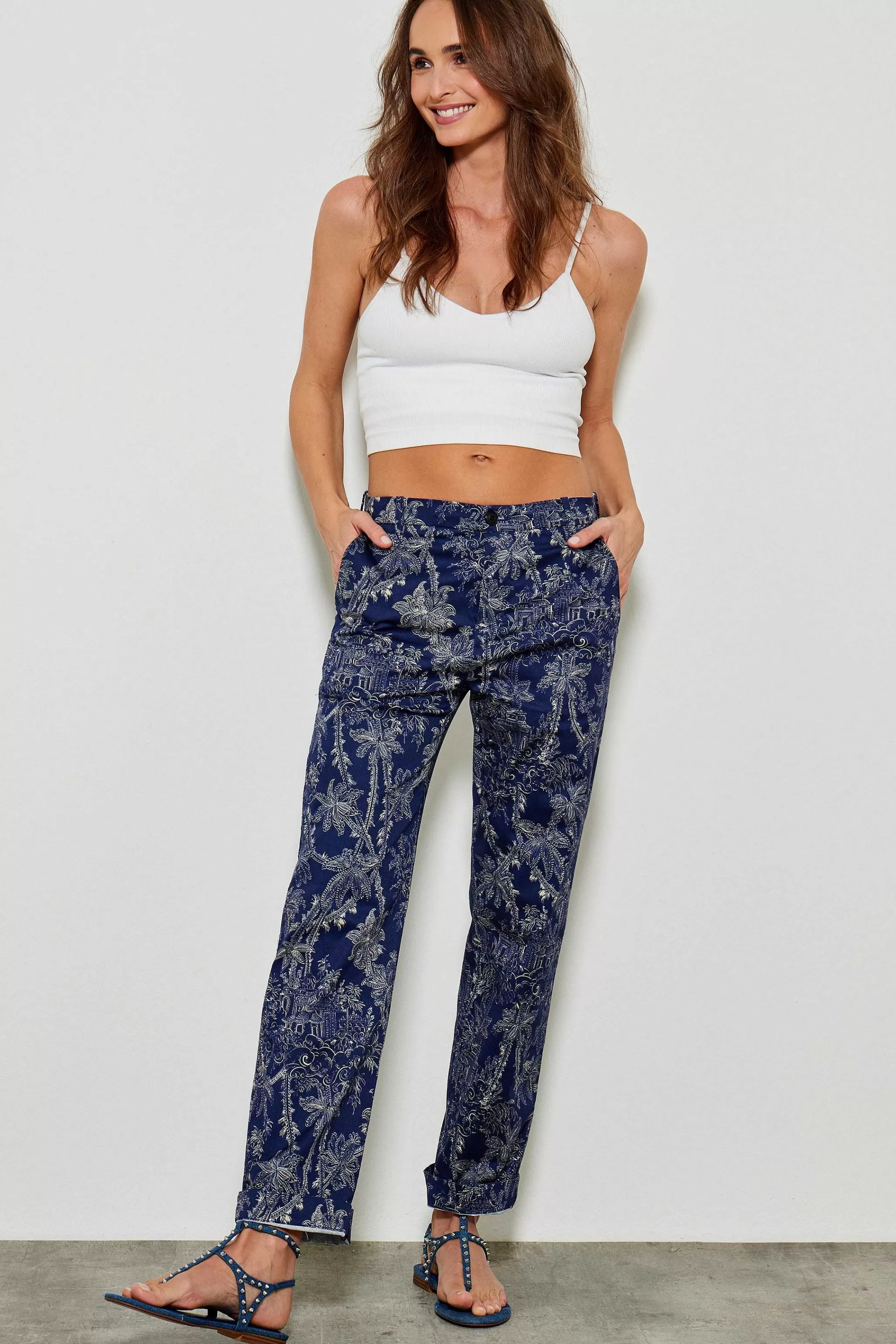 554 Lavina Rechte Broek*Five Jeans Outlet