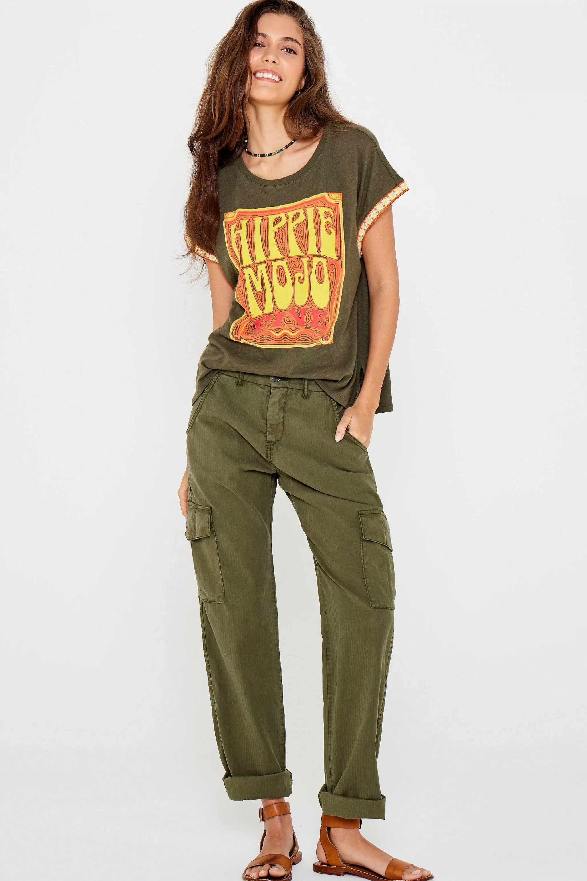 Hippie Mojo-T-Shirt*Five Jeans Clearance