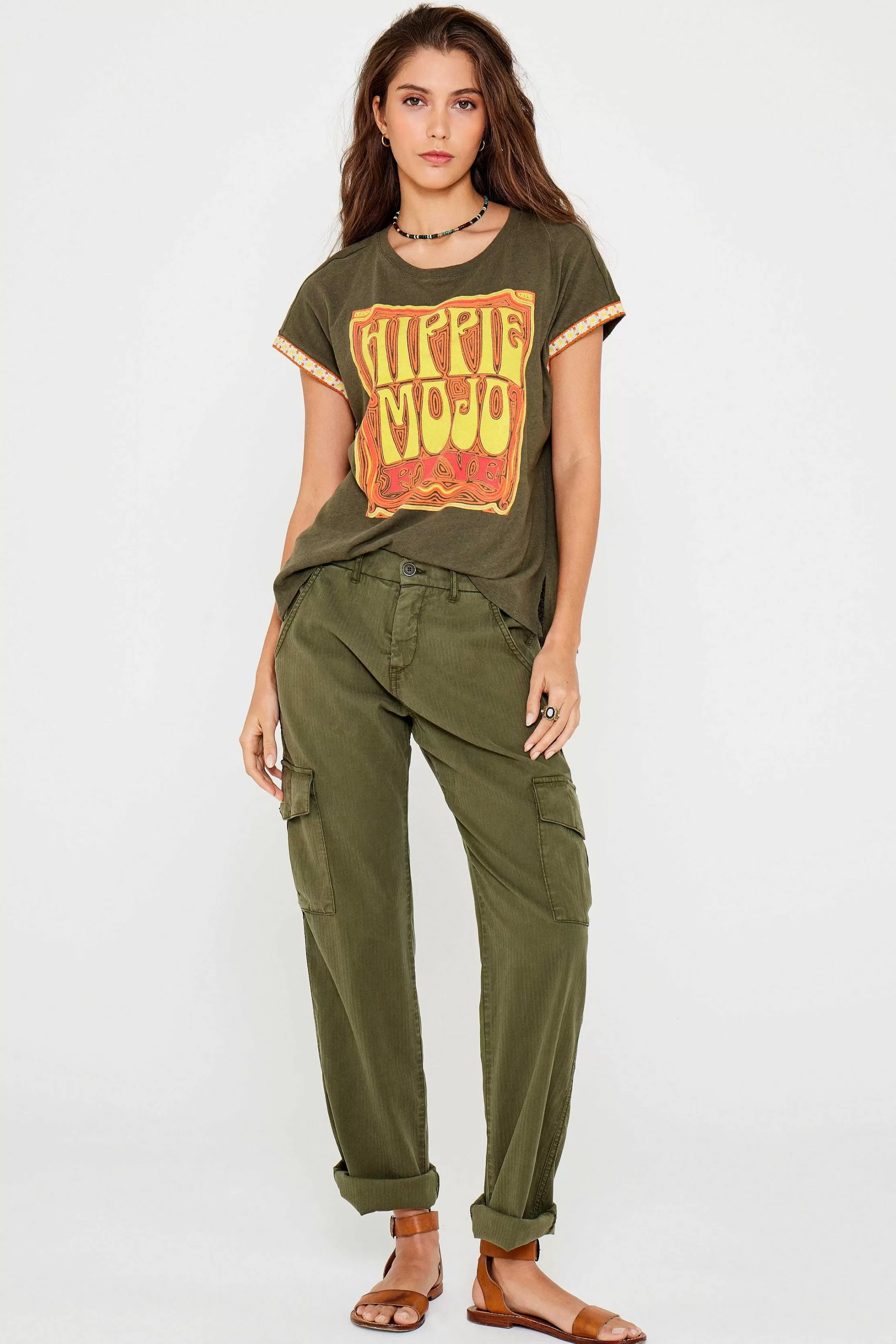 Hippie Mojo-T-Shirt*Five Jeans Clearance